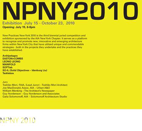 NPNY 2010 Exhibition