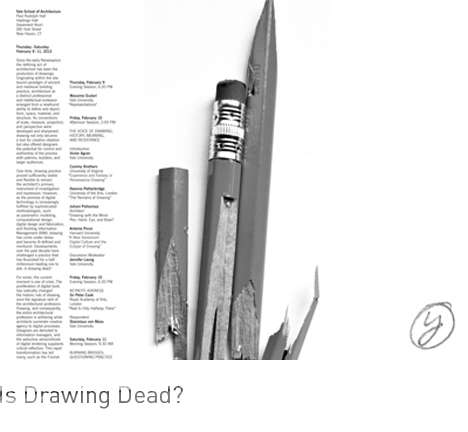 symposium: Is Drawing Dead?