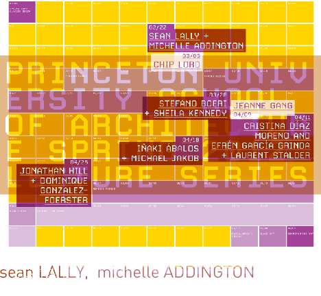 lecture: sean LALLY, michelle ADDINGTON