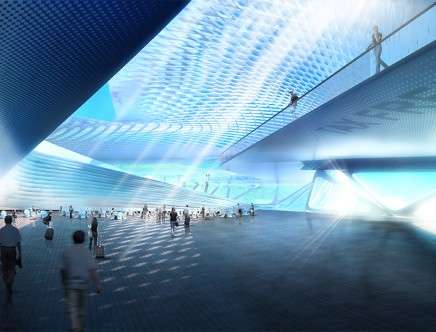 NEW KEELUNG HARBOR TERMINAL BUILDING, Interior