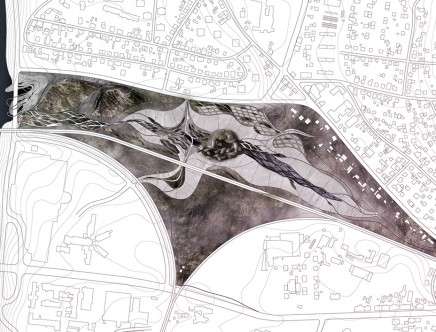 The Urban Ravine, site plan