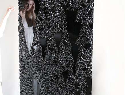 Schistose Mirror. Francis Bitonti Studio.