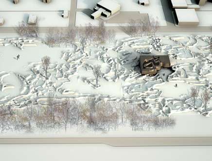 Carr Castle, site aerial. Endemic.