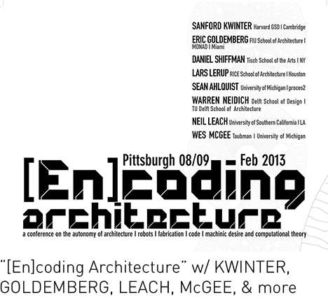 [En]coding Architecture