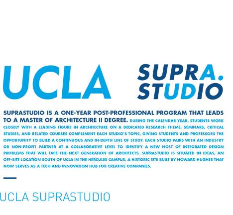 UCLA SUPRASTUDIO