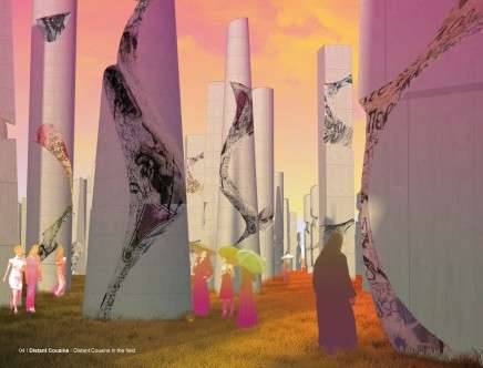Matthew SCHNEIDER, Distant Cousins. Render.