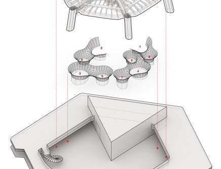 SOFTlab & The Living, Common Weathers. Exploded axon.