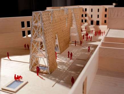 CODA (Caroline O'DONNELL), "Party Wall." Model.