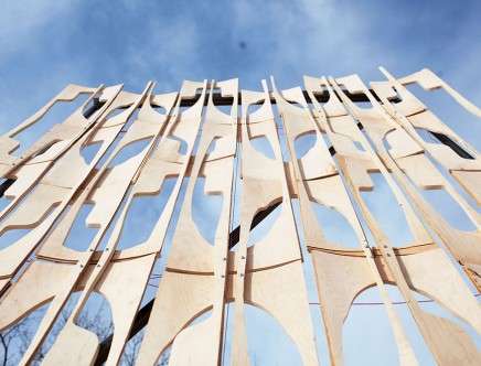 CODA (Caroline O'DONNELL), "Party Wall." Mock-up detail.