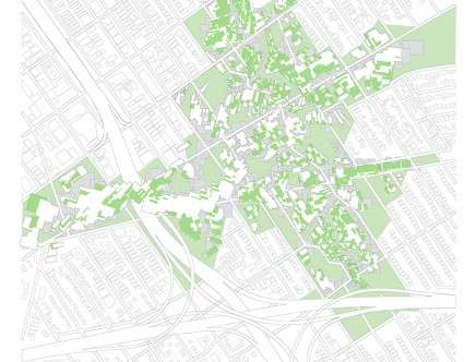 Steve MOODY, "LAND." Green space.