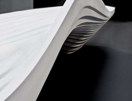 Zaha Hadid Design, LAB23 "Serac Bench." Photo: Jacopo SPILIMBERGO.