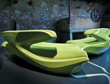 Zaha Hadid Design, "Zephyr Sofa" by Cassina. Photo: Jacopo SPILIMBERGO.