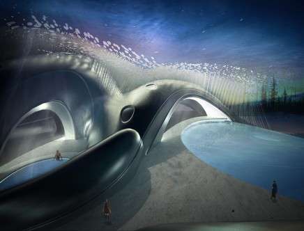 Jensen LIU & Sally HSU, "Aurora Borealis Arctic Observatory: The Wings of the Dawn Goddess."