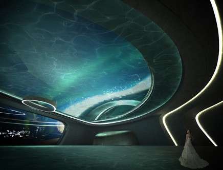 Jensen LIU & Sally HSU, "Aurora Borealis Arctic Observatory: The Wings of the Dawn Goddess."