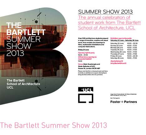 The Bartlett Summer Show 2013
