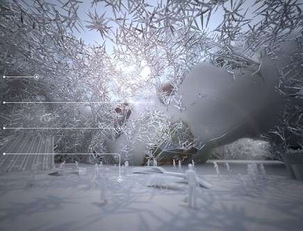 Will PYATT, "Gradient Geometries." Interior rendering.