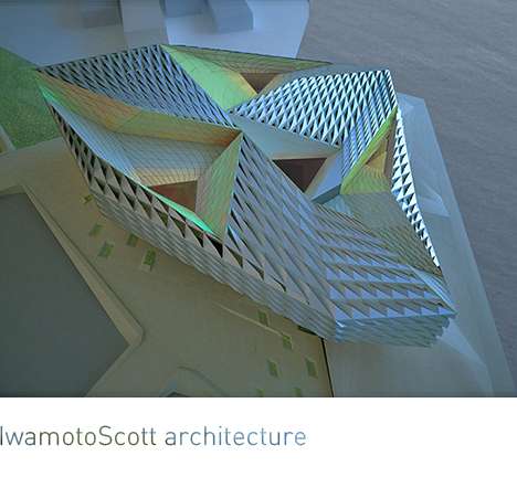 IwamotoScott architecture, Trifold Madang. Diagrams.