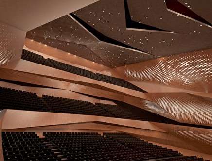 IwamotoScott architecture, "Trifold Madang." Theater.