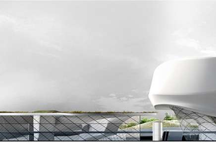 Patrick Tighe Architecture, "Taichung City Cultural Center." Elevation.