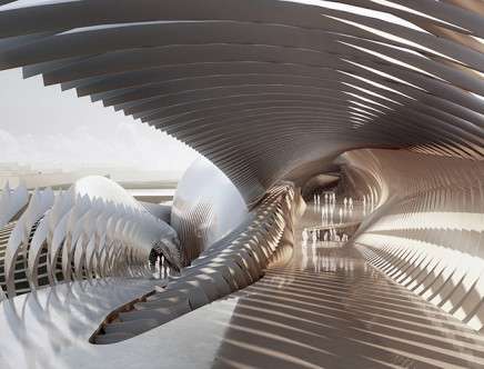 Andrea SACHSE, "RE:trace memory." Interior rendering.