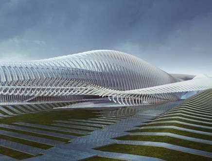 Andrea SACHSE, "RE:trace memory." Exterior rendering.