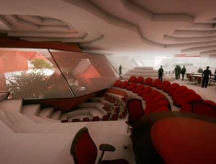 Cameron NEWNHAM, "Terrai[n]: The Speculative Campus." Interior.