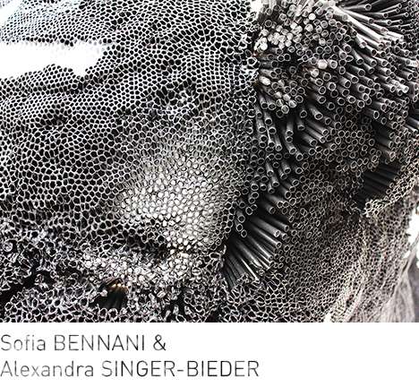 Sofia BENNANI & Alexandra SINGER-BIEDER, The Straw-k at the Ecole Spéciale d’Architecture. Detail.