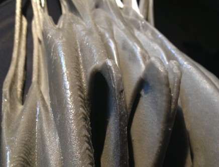 Joanna PAWLAS, "Audiocrete." Detail of texture.