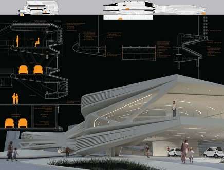 Circuit Architecture, "Santa Monica Car Showroom."