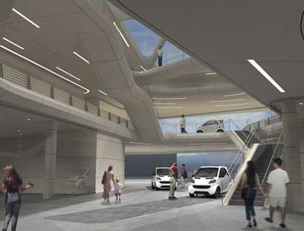 Circuit Architecture, "Santa Monica Car Showroom."