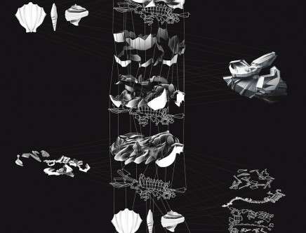Shane BEARROW, "The Birth & Reverberation of an Object." Process diagram.