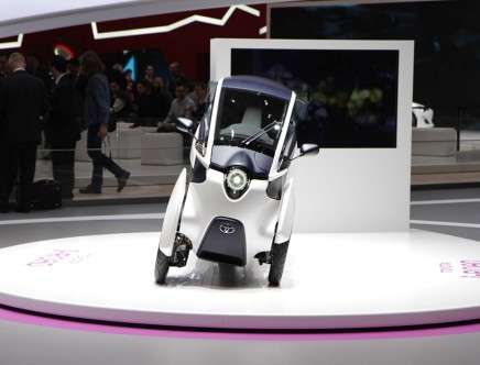 Toyota i-ROAD. Image © 2013 Jonathon RAMSEY / AOL.