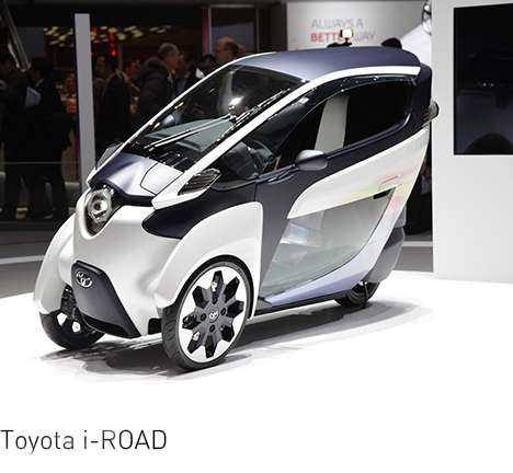 Toyota i-ROAD. Image © 2013 Jonathon RAMSEY / AOL.