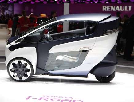Toyota i-ROAD. Image © 2013 Jonathon RAMSEY / AOL.