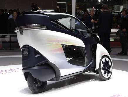 Toyota i-ROAD. Image © 2013 Jonathon RAMSEY / AOL.