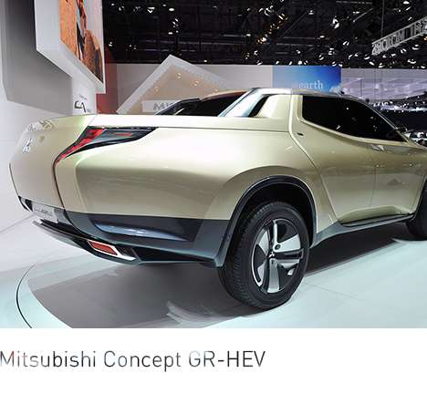 Mitsubishi Concept GR-HEV. Image © 2013 Drew PHILLIPS / AOL.
