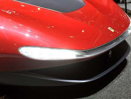 Pininfarina Sergio, headlight detail. Image © 2013 Drew PHILLIPS / AOL.