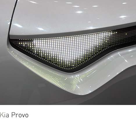 Kia Provo, headlight detail. Image © 2013 Drew PHILLIPS / AOL.