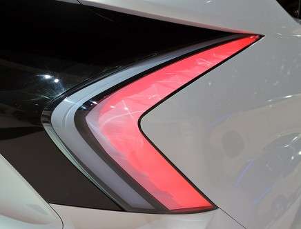 Mitsubishi Concept CA-MiEV, taillight detail. Image © 2013 Drew PHILLIPS / AOL.