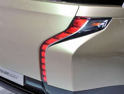 Mitsubishi Concept GR-HEV, taillight detail. Image © 2013 Drew PHILLIPS / AOL.