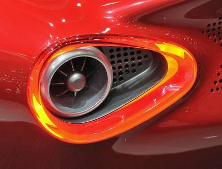 Pininfarina Sergio, taillight detail. Image © 2013 Drew PHILLIPS / AOL.