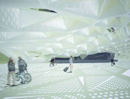 Todd SWANSON & Louie BOFILL, "Chicago Union Station." Interior rendering.