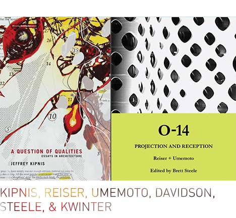 book launch & discussion: A Question of Qualities; O-14: Projection and Reception.