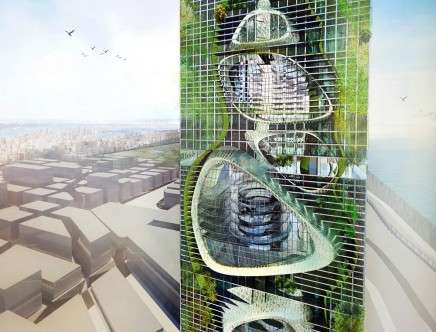 Jeffrey LEE, Rui LIU, & Tina QIU, "Vertical Central Park."