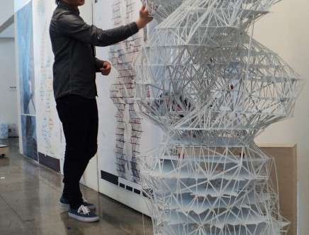 Michael CHANG, student presentation. Photo: Thom FAULDERS.