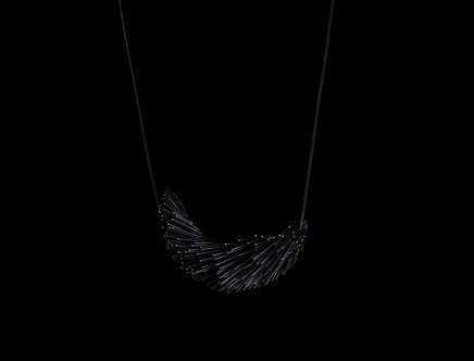Markéta RICHTEROVÁ, "Pillars." Necklace. Photo: Michal ŠEBA.