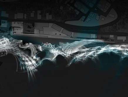 Francois MANGION & Shuchi AGARWAL, "Synaesthetic Museum." Light generated masterplan.