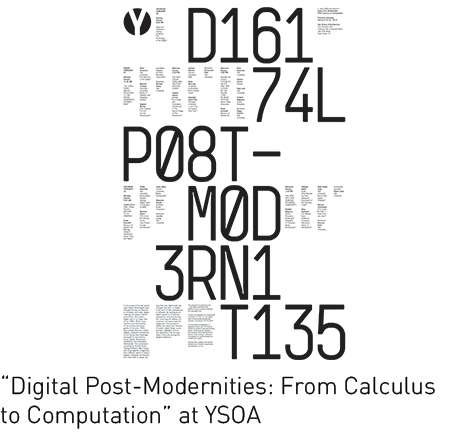 "Digital Post-Modernities: From Calculus to Computation."