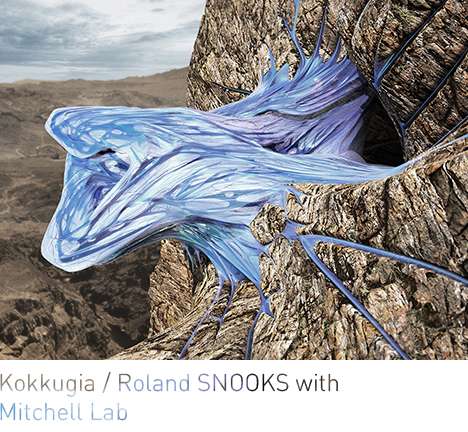 Kokkugia / Roland SNOOKS with Mitchell Lab, "Cliff House." Rendering.