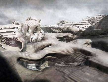CAO, KINNERUD, WANG, & ZONTUR, "FlowInForm: Fluid-Formed Urban Landscapes."